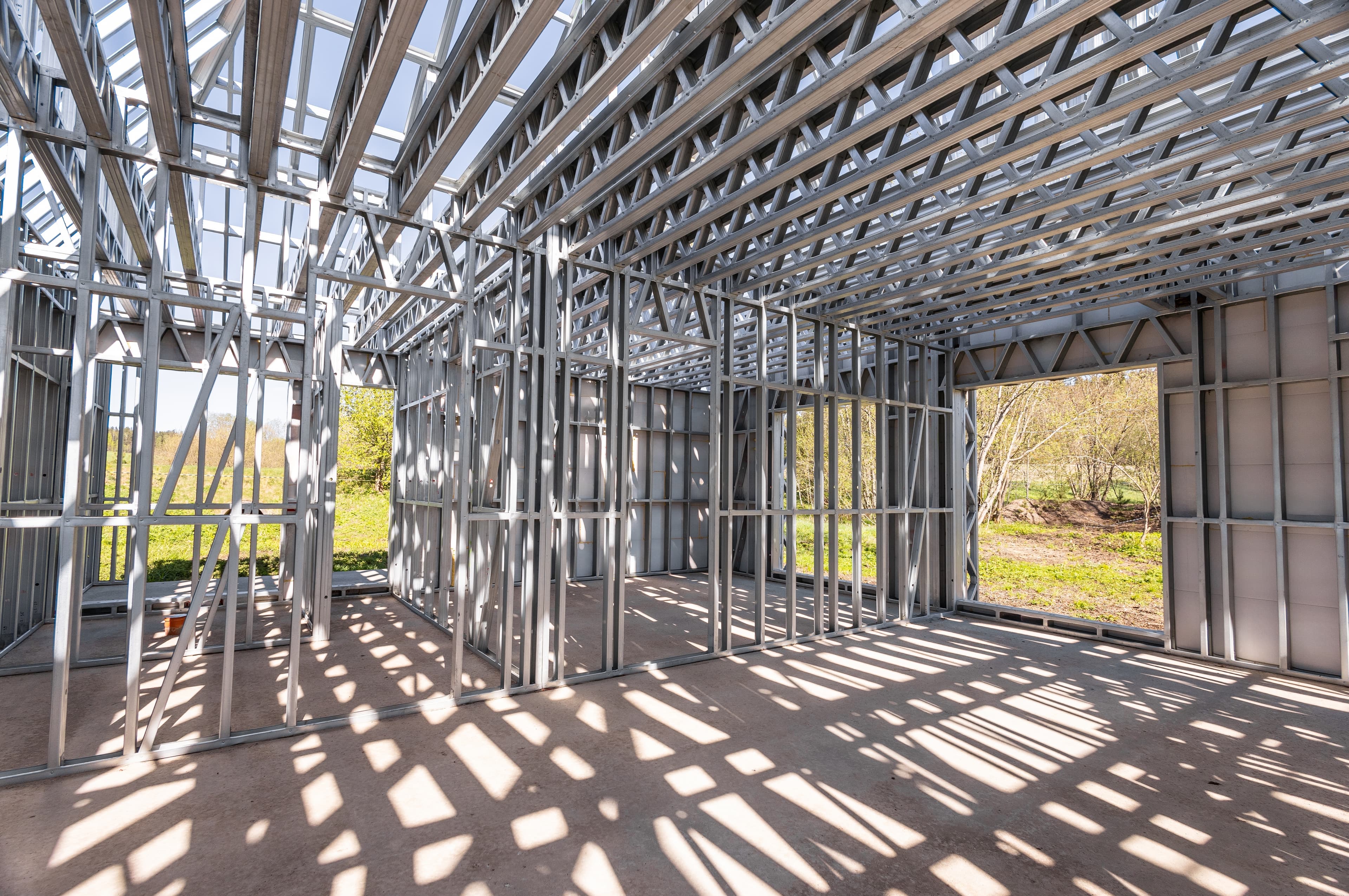 Steel framing structure